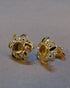Solid Gold Fancy Studs To Fit 4mm Cabochon