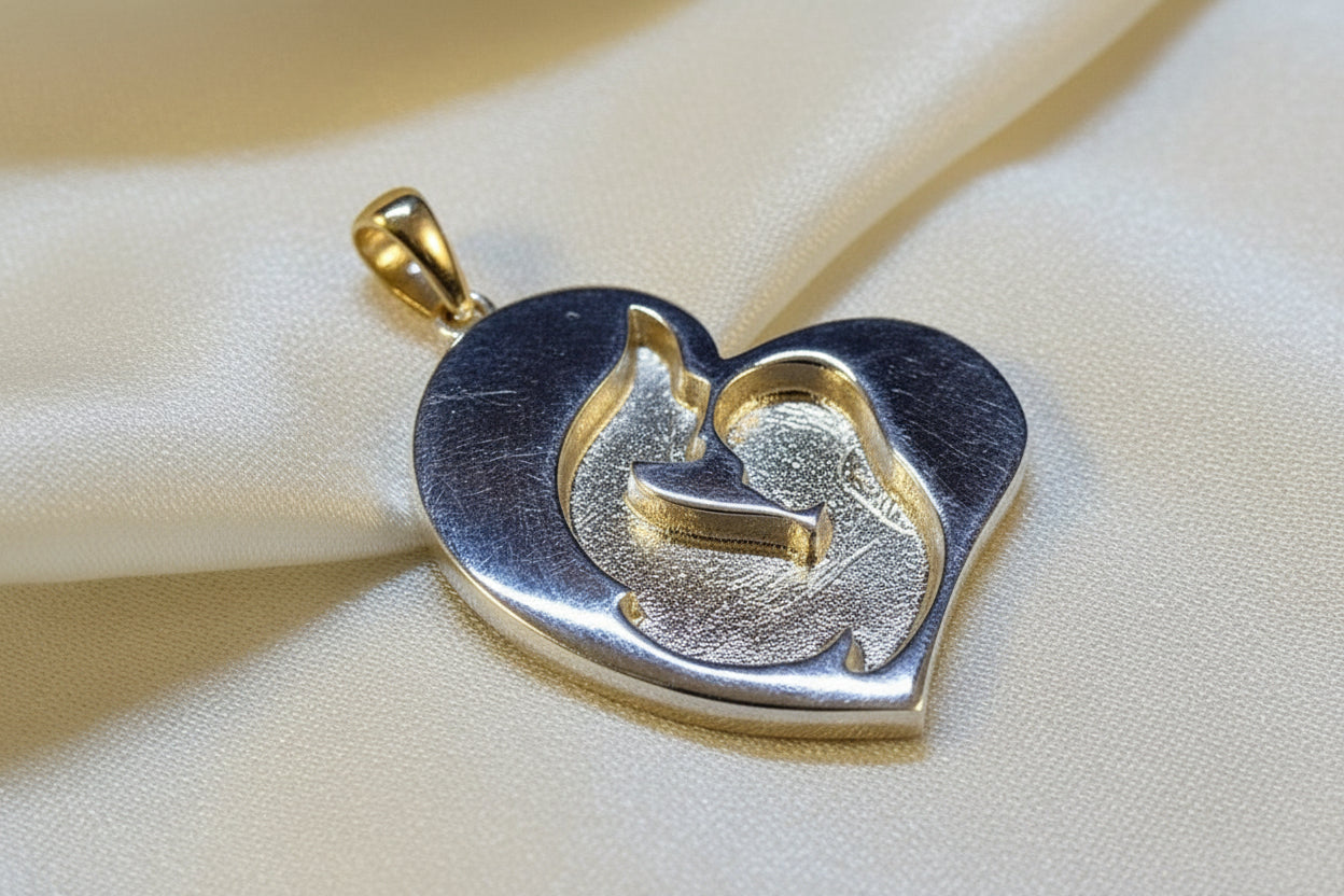 Mother And Child Pendant Perfect For Resin