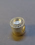 Bracelet Charm to fit 6mm with CZ Surround