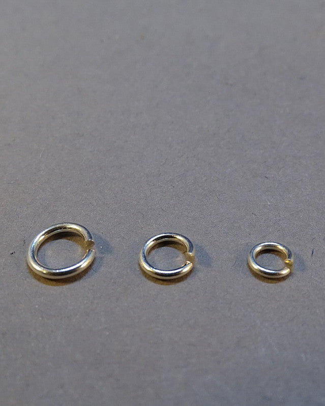 Black Double Jump Rings, Split Rings, 4mm/5mm/6mm/8mm/10mm
