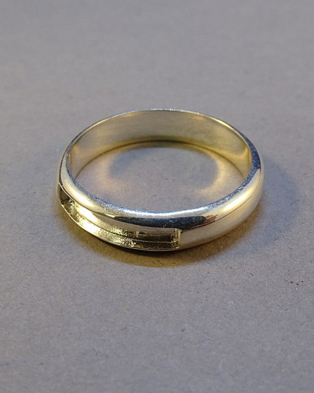 Ladies Silver Channel Ring For Resin Or Your Own Stones