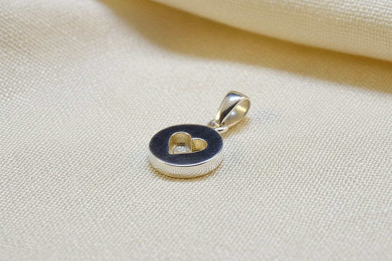 Small Silver Heart Pendant