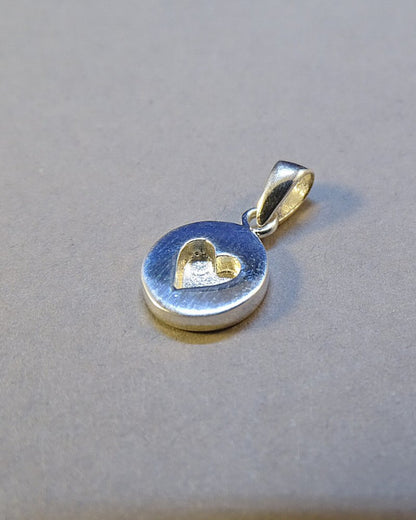 Small Silver Heart Pendant