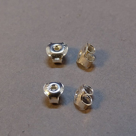 Silver Butterflys Scrolls For Stud Earrings