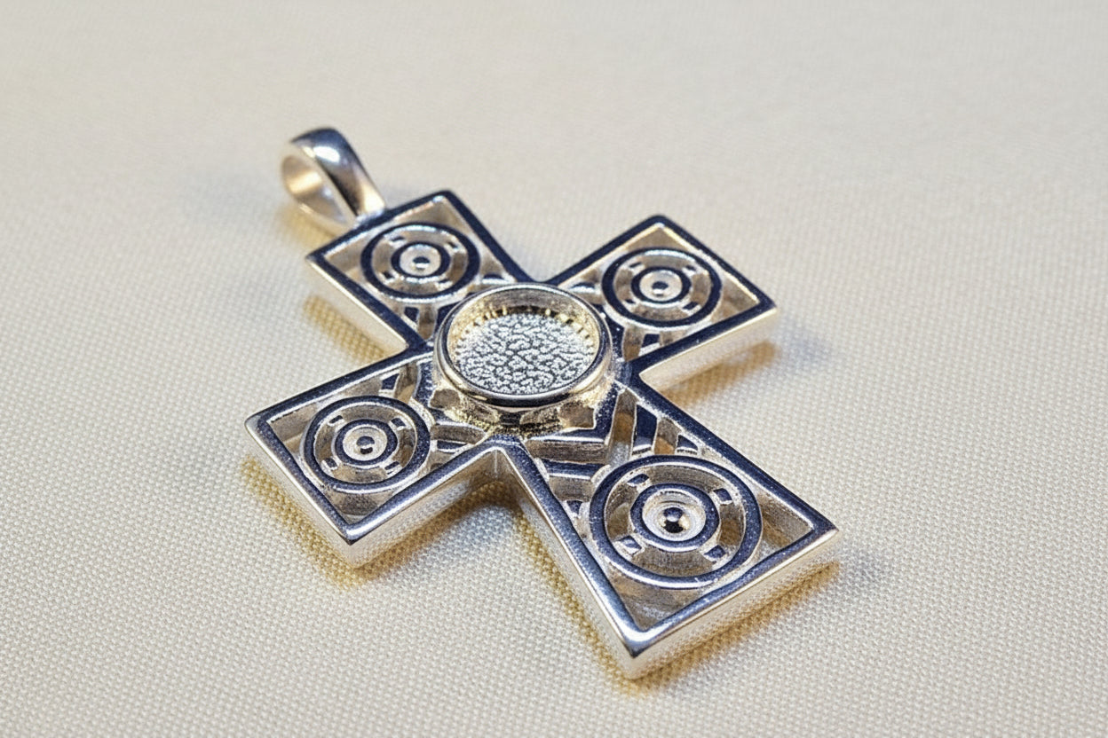 Celtic Cross Mount For Resin Or 6mm Cab