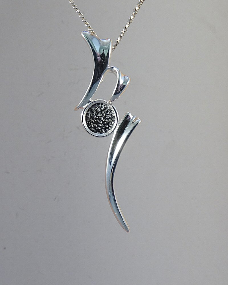 Silver Pendant Mount For 6mm Stone