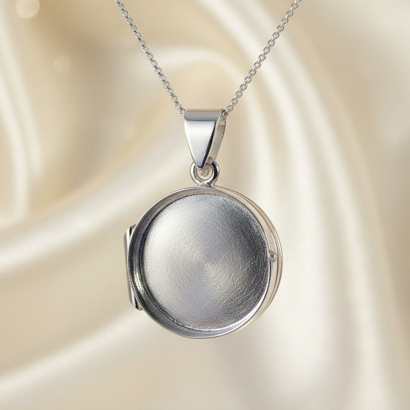 Solid Silver Locket Settings – Caverswall Minerals