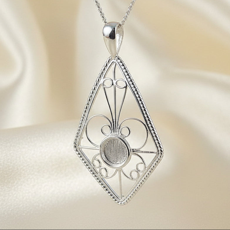 filigree pendant for cabochon