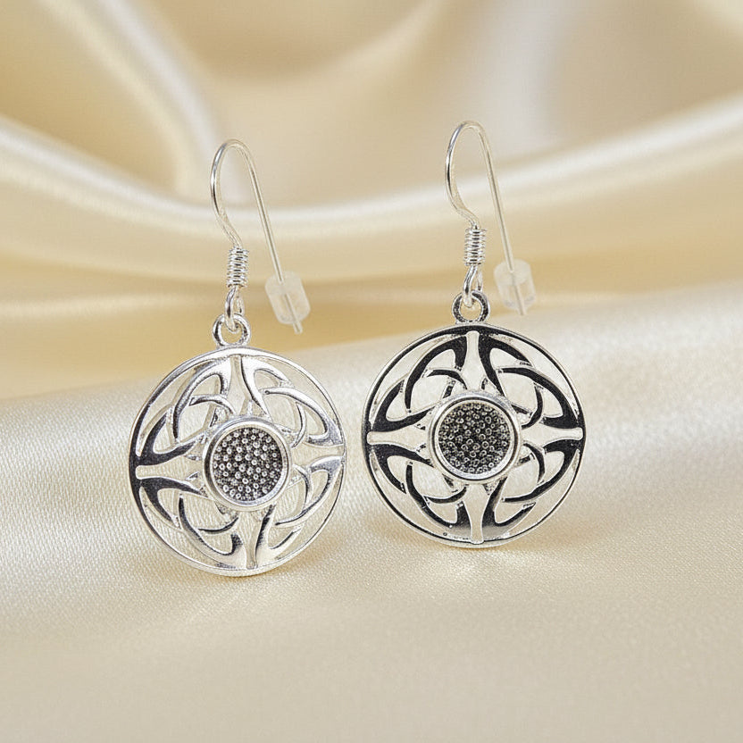 5mm Celtic Eardrop Ready To Set 5mm Cabochon