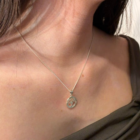 Solid Silver Tree of Life Pendant For Eesin