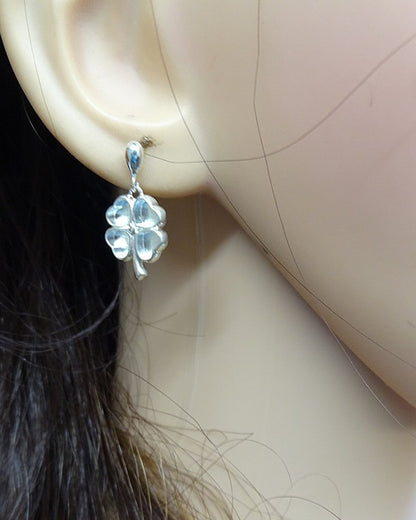 Four Leaf Clover Drop Earring Settings Suitable for Resin