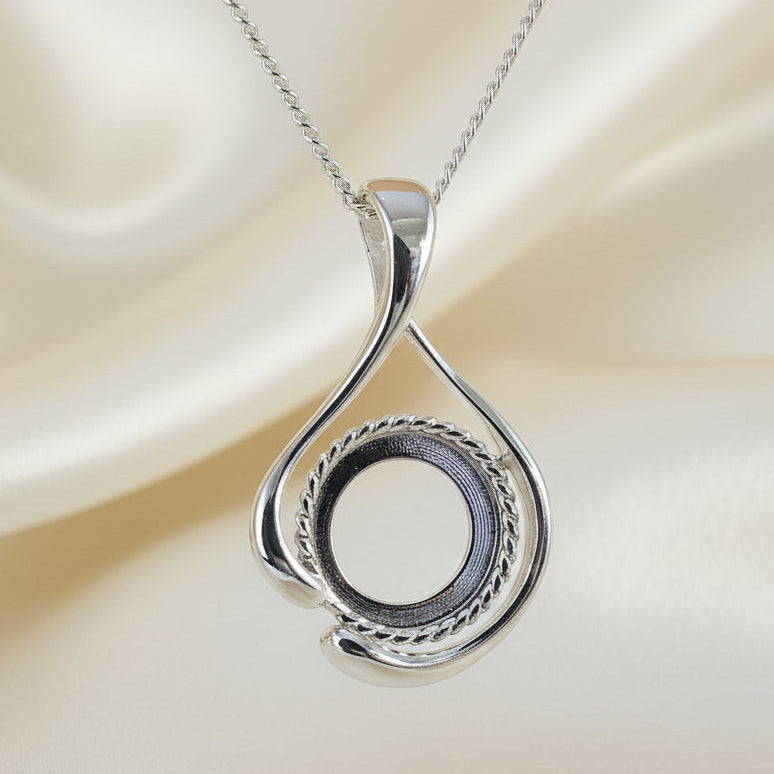 pendant blank for 10mm cabochon