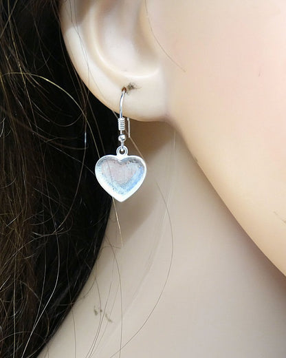 Stunning Heart Drop Earrings Perfect For Resin