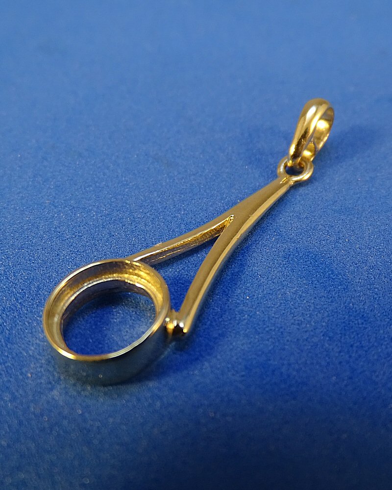 Solid Gold Pendant To Fit 8mm
