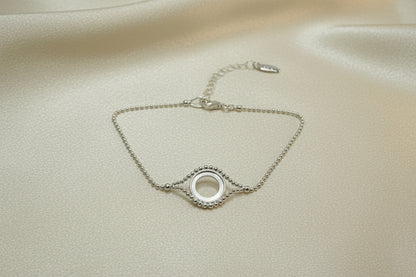 Silver Chain Bracelet Ready To Fit 10mm cabochon