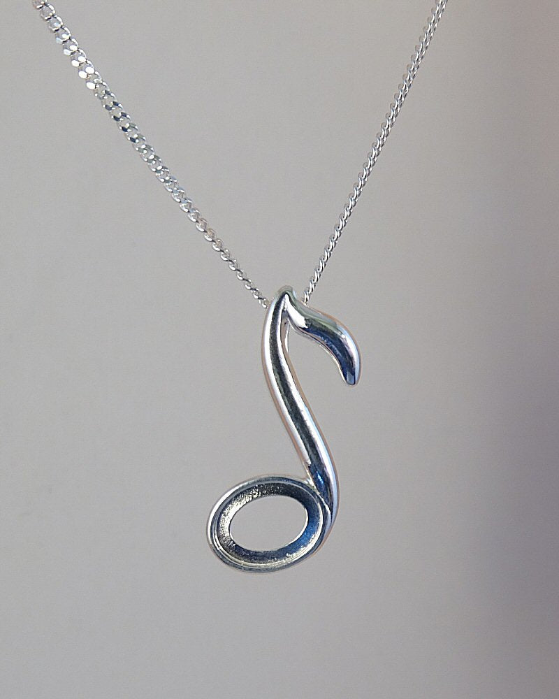 Musical Note Pendant Mount To Fit a 8x6 Cabochon