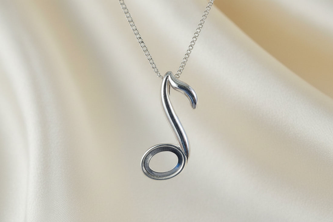 MUSIC NOTE PENDANT TO TAKE A STONE