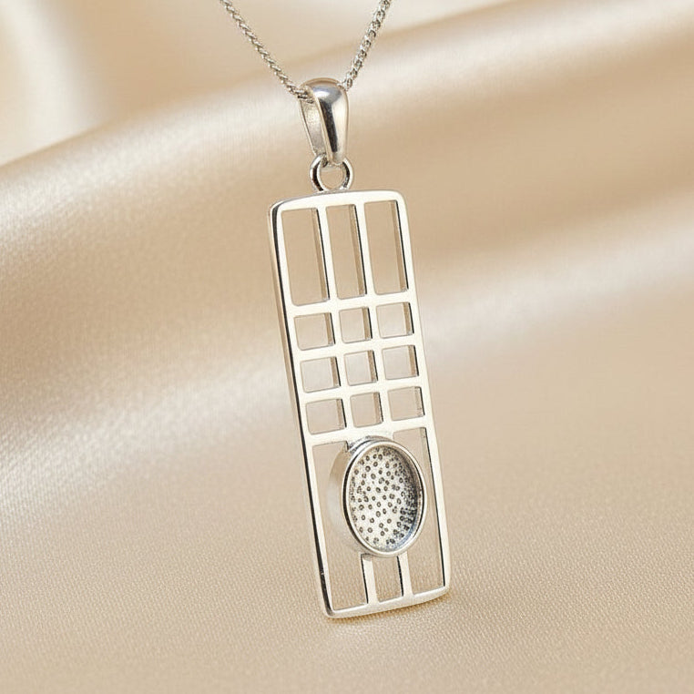 Rene mackintosh style pendant mount