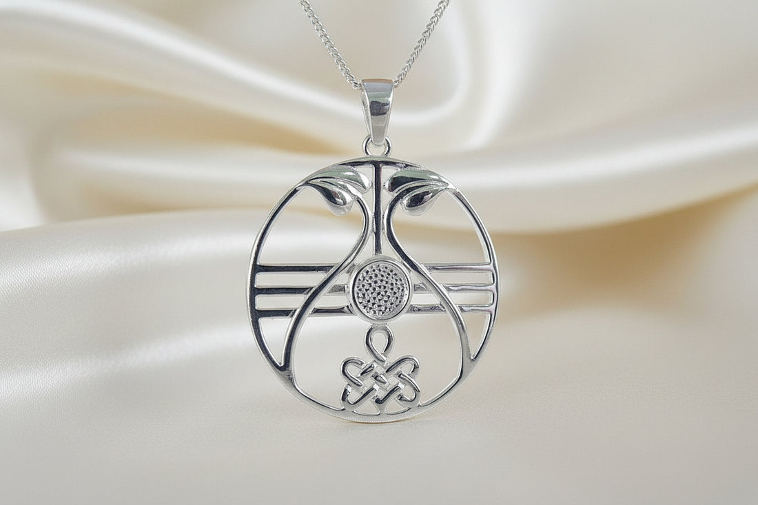 Silver Celtic Pendant To Fit A 6mm Cabochon