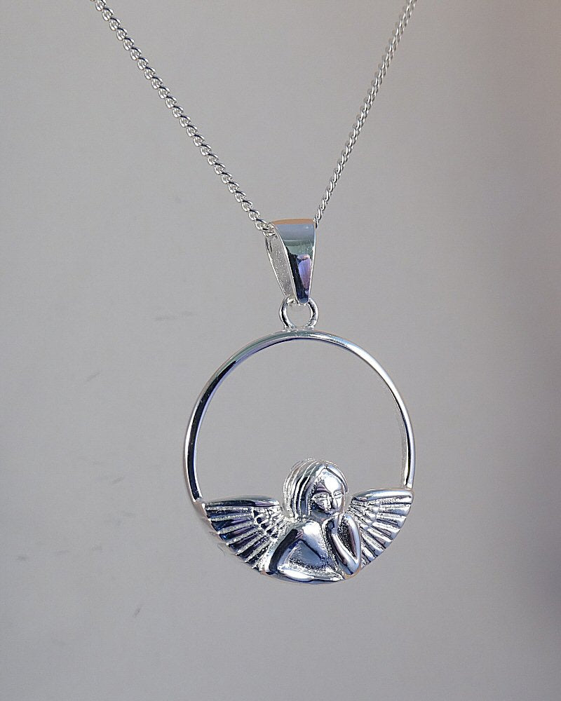 Angel Pendant For 20mm Round Cabochon