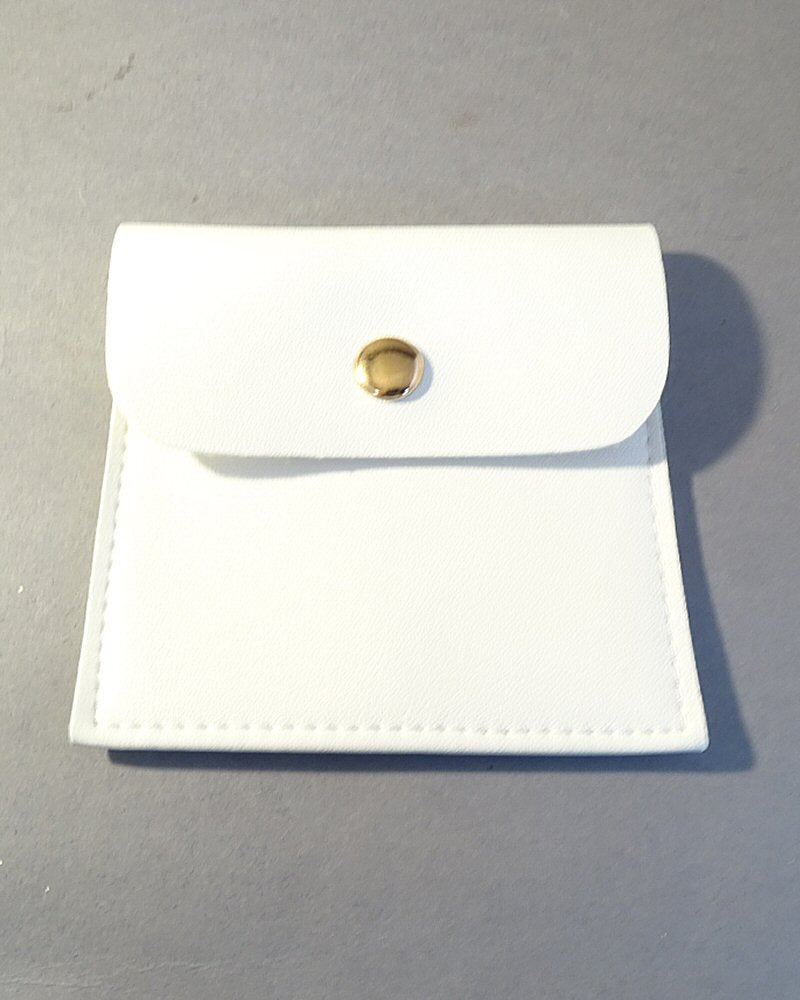 Leatherette Jewellery pouch with press-stud Fastener