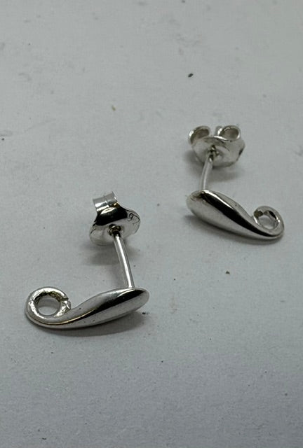 stud earring bails for drops earrings