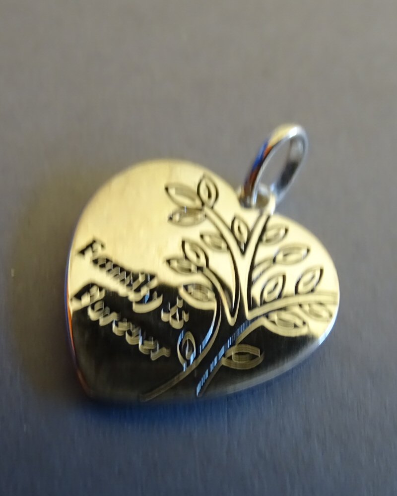 HEART BLANK WITH ENGRAVING