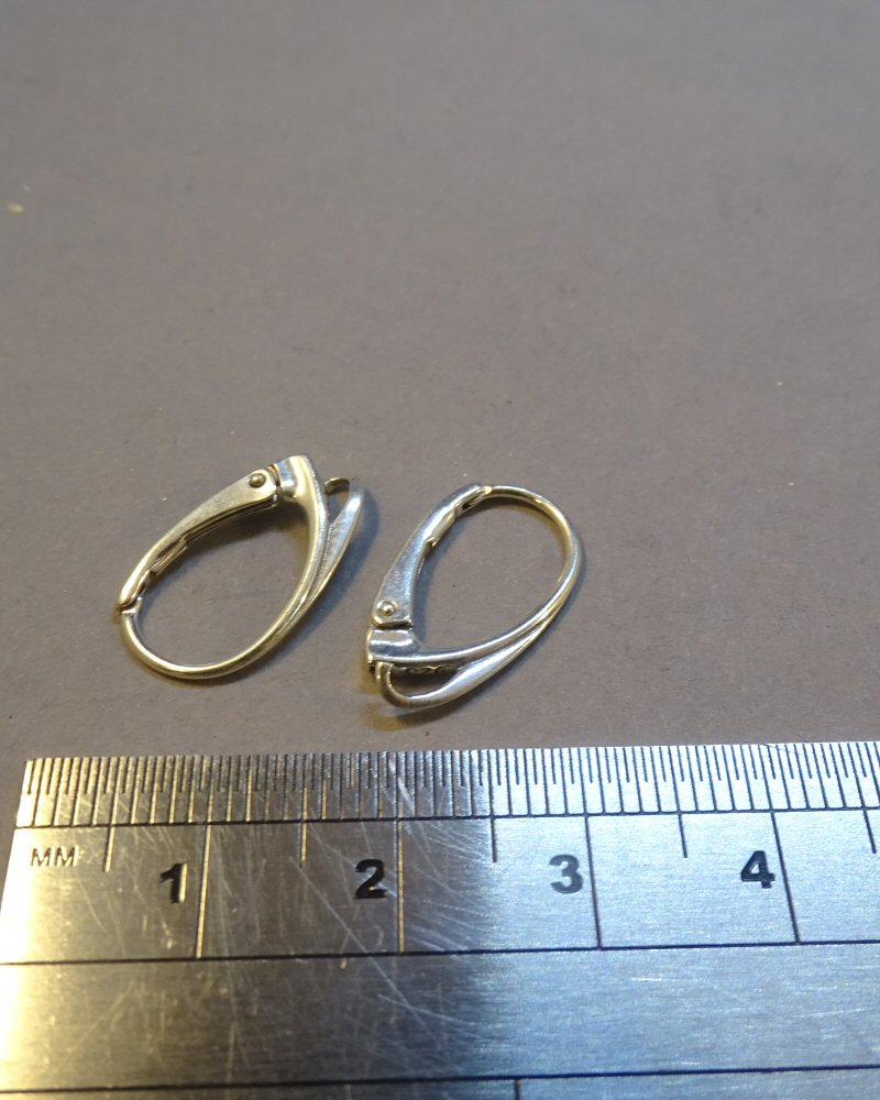 SILVER LOCK WIRES FOR EARRINGS