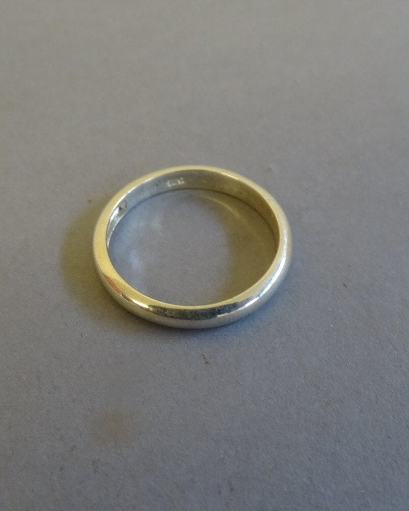 PLAIN SILVER BAND RING
