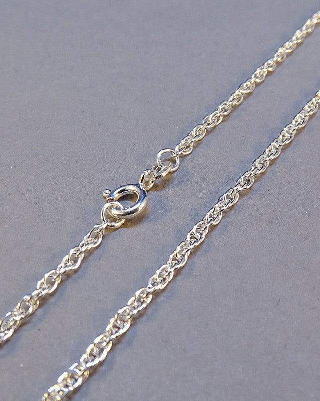 Medium Weight Silver Prince Of Wales Chain