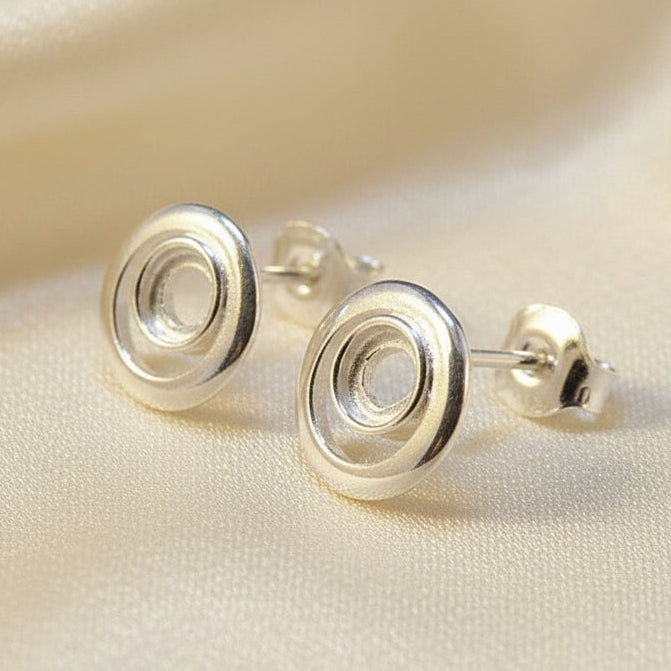 Stud Earring Settings For 4mm Stone