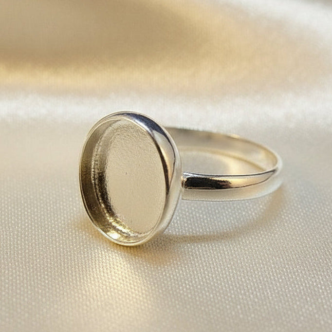 Silver Ring Mount For 10x12 Or Resin