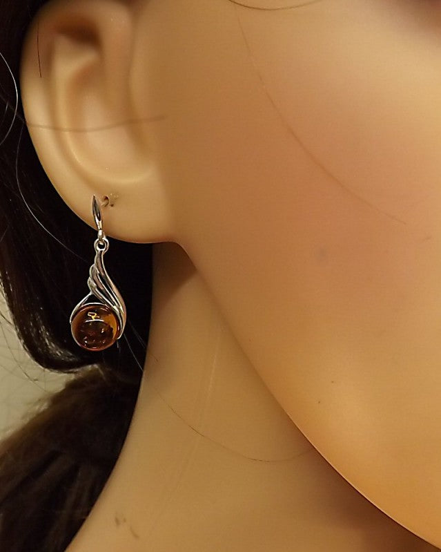 Twist Design Drop Earrings For a 10mm Stone