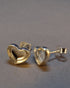Solid Back Heart Stud Settings Suitable For Resin