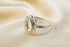 Frill Edge Silver Ring Cabochon Setting