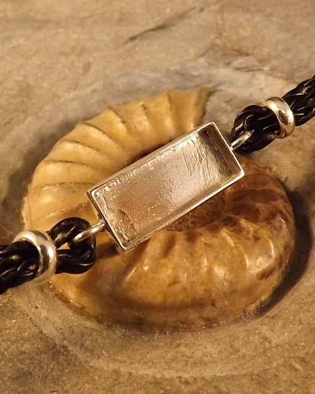 Supper gents Bracelet with Leather Strap