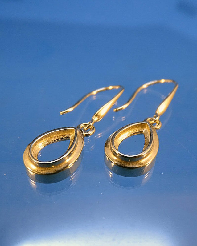 Gold Pear Drop Earrings