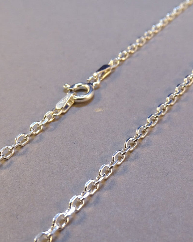 Medium Weight Silver Trace Chain