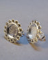 Stunning Silver CZ Stud Earrings To Fit 8mm Cabochon Or Resin