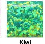 Crushed Opal Kiwi Green