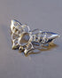 Silver Butterfly Brooch Setting For 8x6 Cabochon