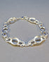 Silver Unset Silver Bracelet To Fit 10x8mm Gemstones
